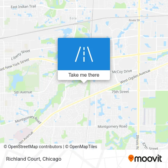Mapa de Richland Court