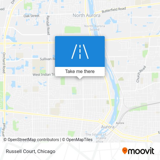 Mapa de Russell Court