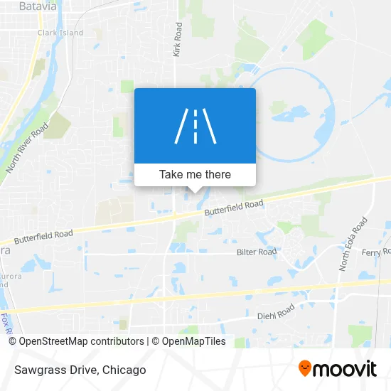 Sawgrass Drive map