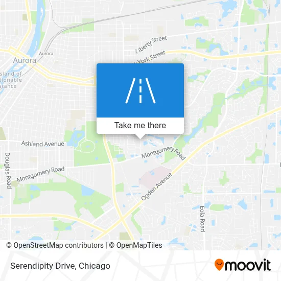 Serendipity Drive map