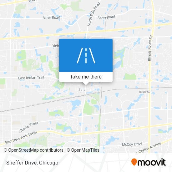 Mapa de Sheffer Drive