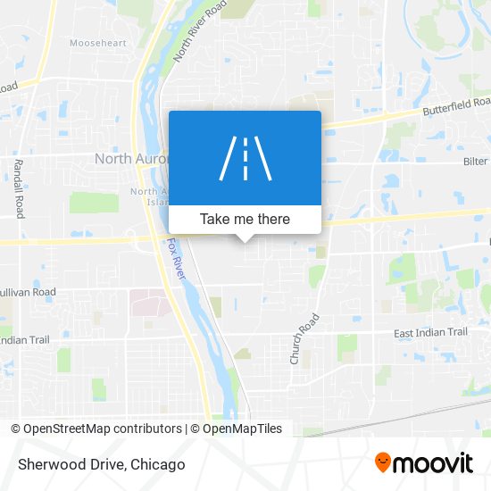 Sherwood Drive map