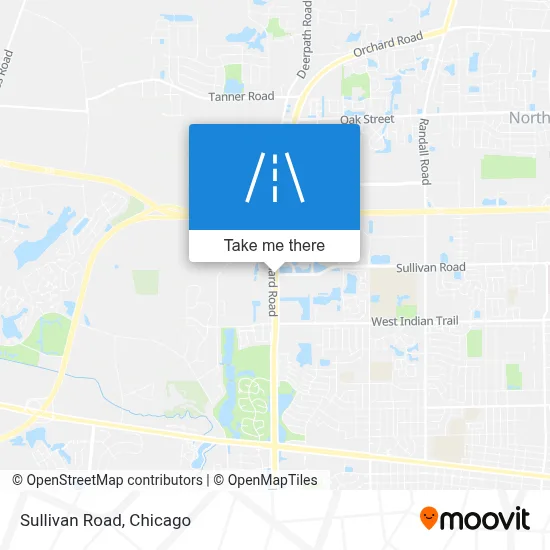 Sullivan Road map