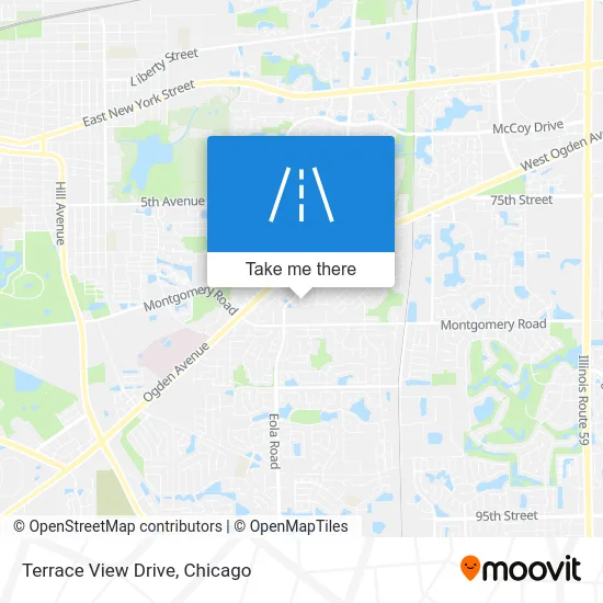 Terrace View Drive map