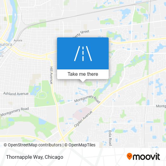 Thornapple Way map