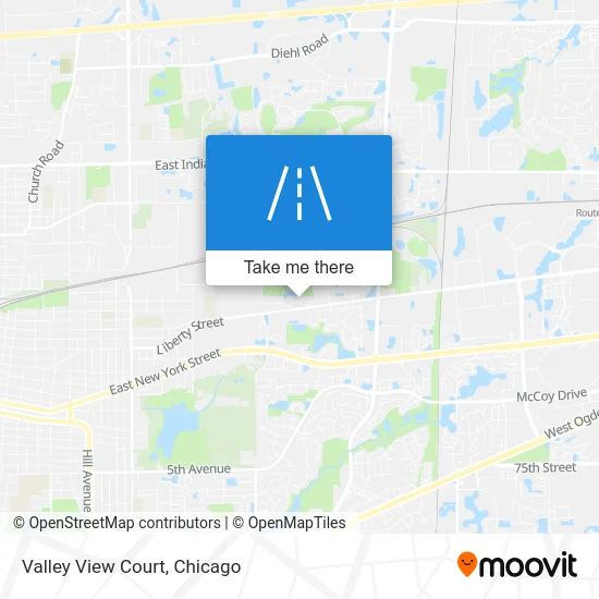 Valley View Court map