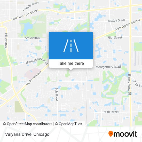 Mapa de Valyana Drive