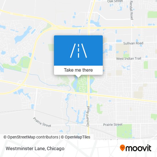 Westminster Lane map