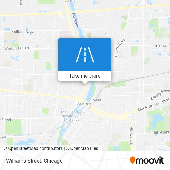 Williams Street map