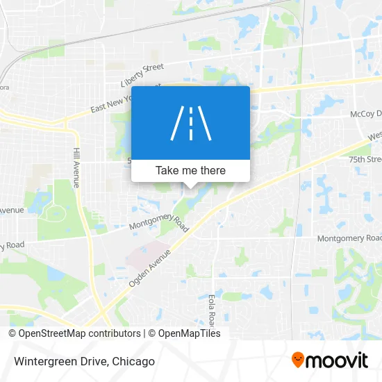 Wintergreen Drive map