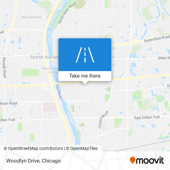 Woodlyn Drive map