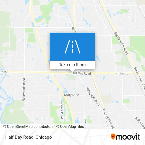 Mapa de Half Day Road