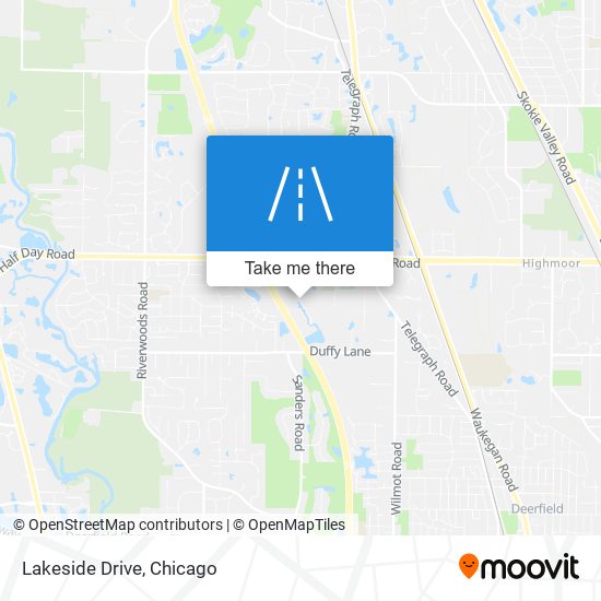 Lakeside Drive map