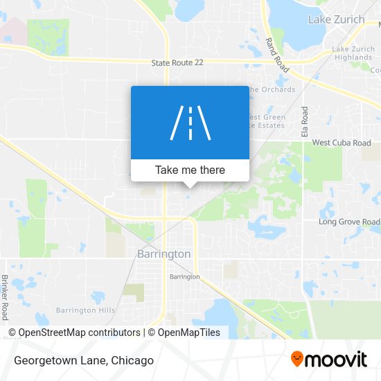Mapa de Georgetown Lane