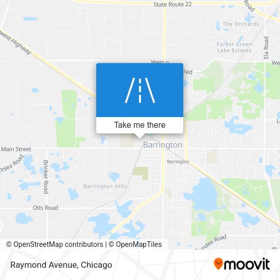 Mapa de Raymond Avenue