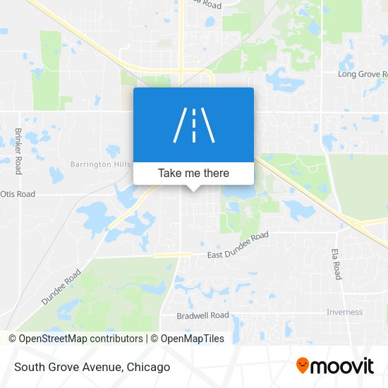 Mapa de South Grove Avenue