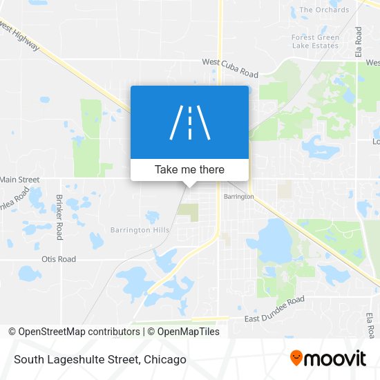 South Lageshulte Street map