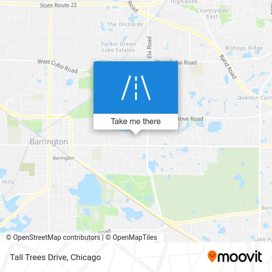 Tall Trees Drive map
