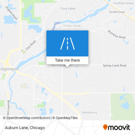 Mapa de Auburn Lane