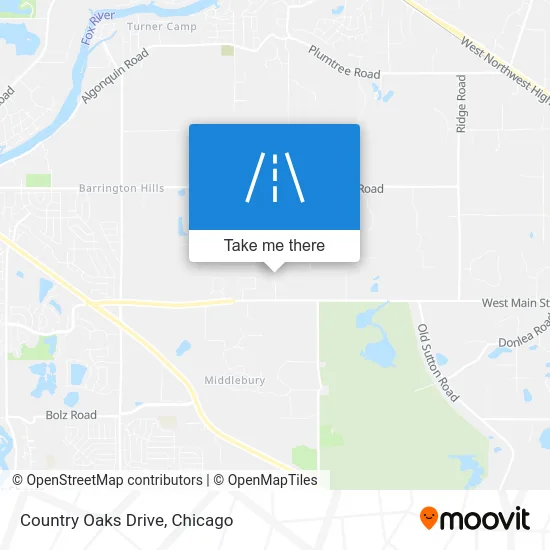 Country Oaks Drive map
