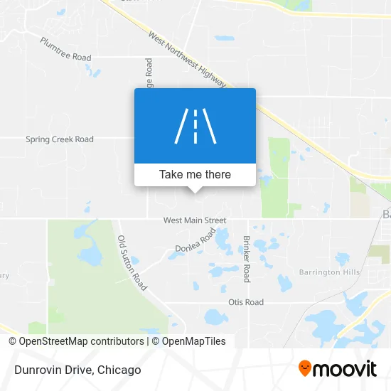 Dunrovin Drive map
