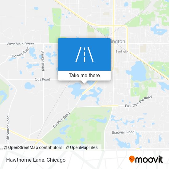 Mapa de Hawthorne Lane