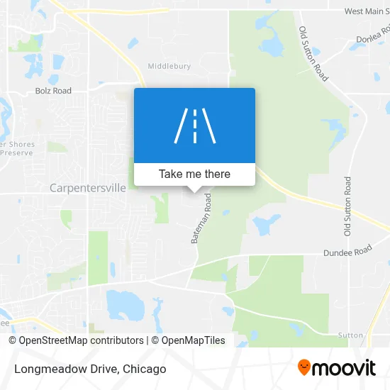 Longmeadow Drive map