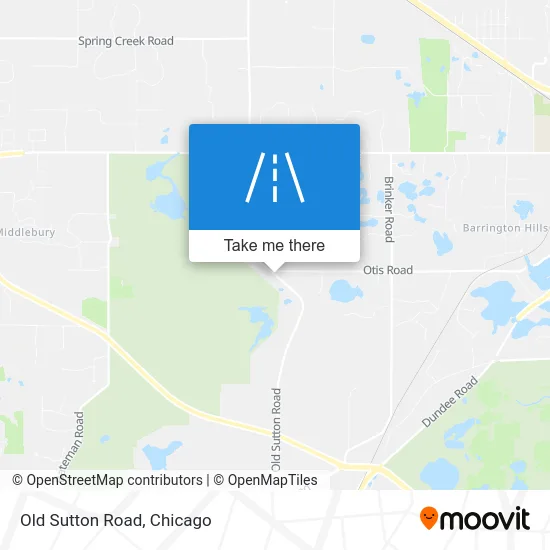 Old Sutton Road map