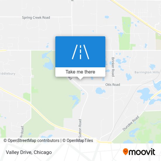 Mapa de Valley Drive