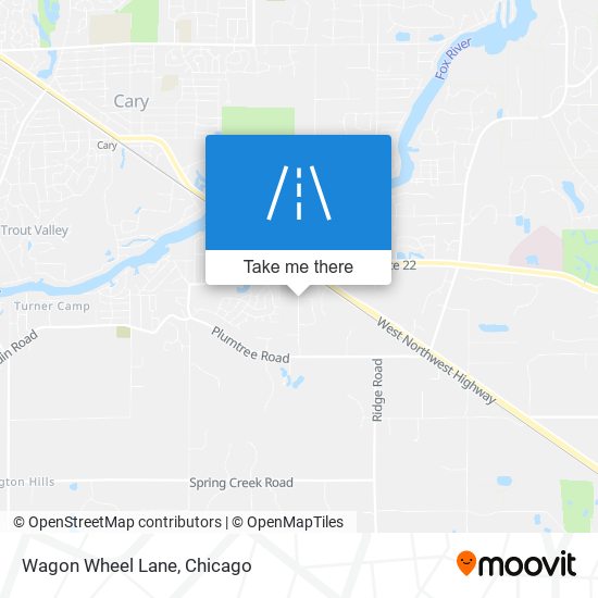 Wagon Wheel Lane map