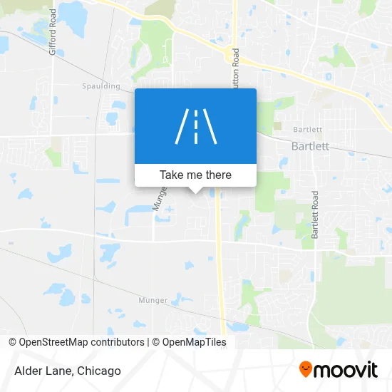 Alder Lane map