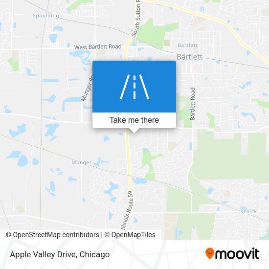 Apple Valley Drive map