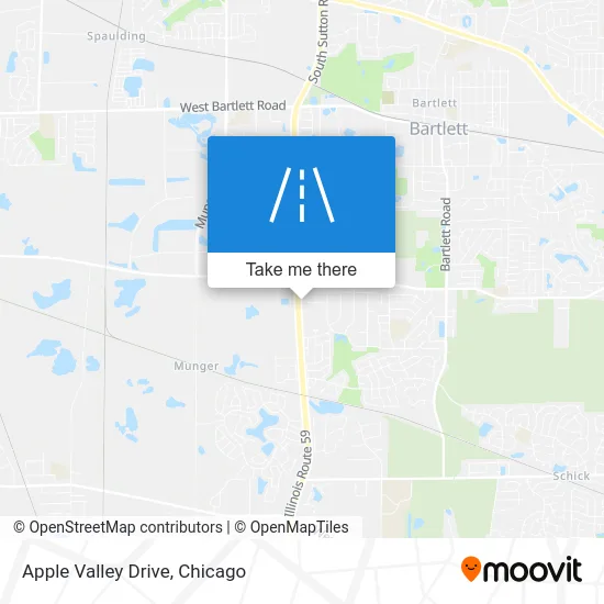 Apple Valley Drive map