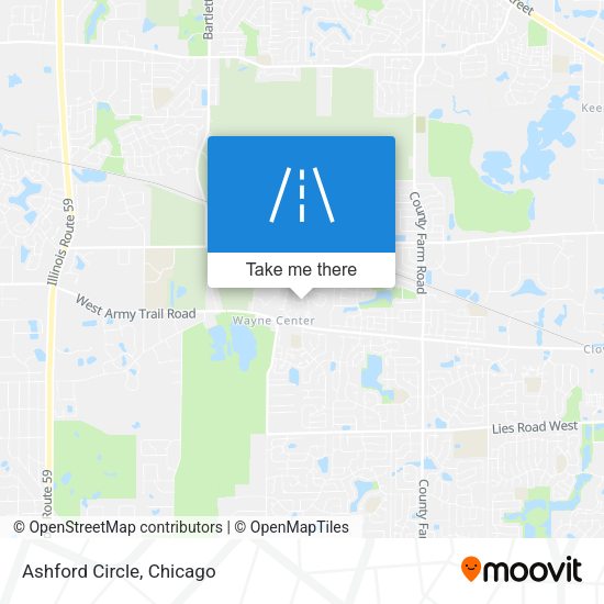 Mapa de Ashford Circle