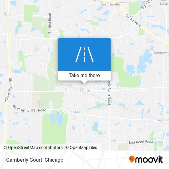 Camberly Court map