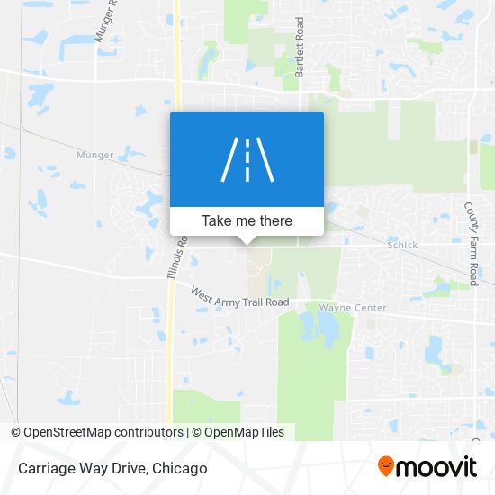 Carriage Way Drive map