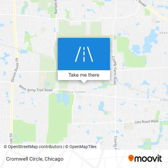 Cromwell Circle map