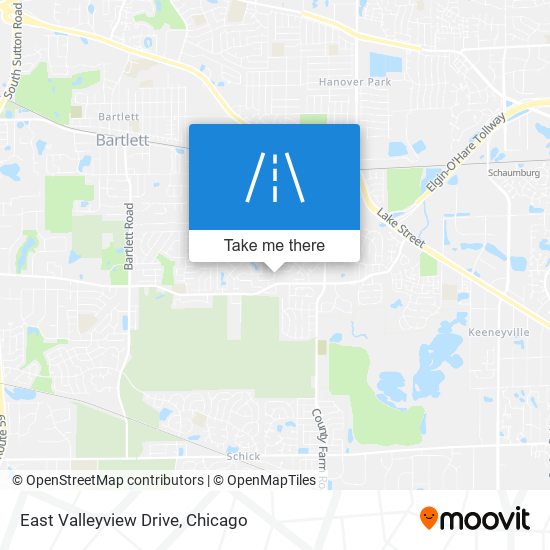 Mapa de East Valleyview Drive