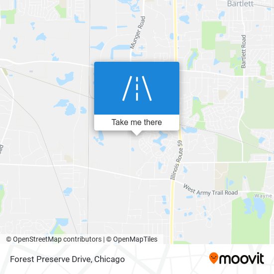 Forest Preserve Drive map