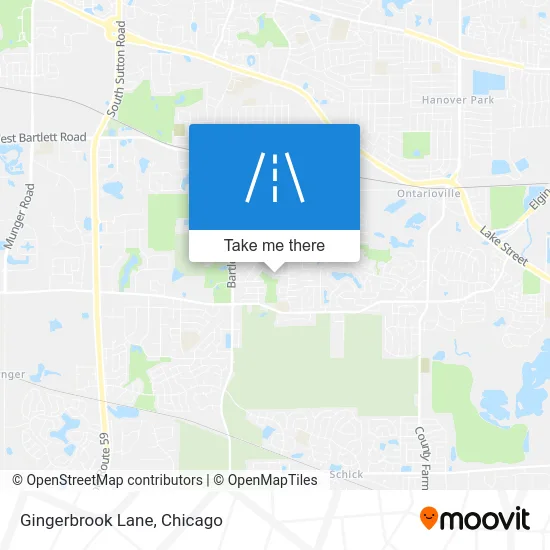 Gingerbrook Lane map