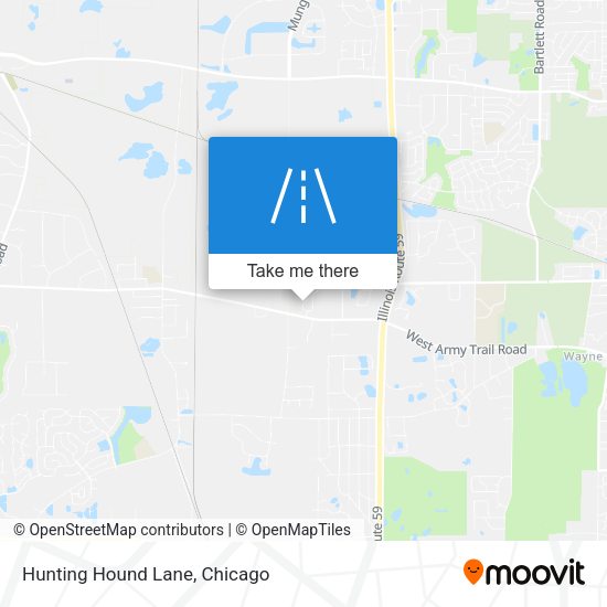 Mapa de Hunting Hound Lane
