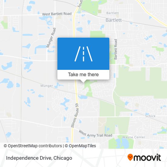 Independence Drive map