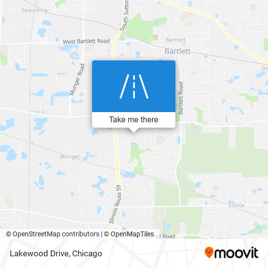 Lakewood Drive map