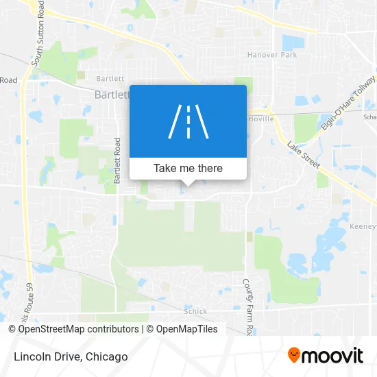 Lincoln Drive map