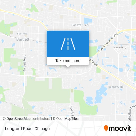 Mapa de Longford Road