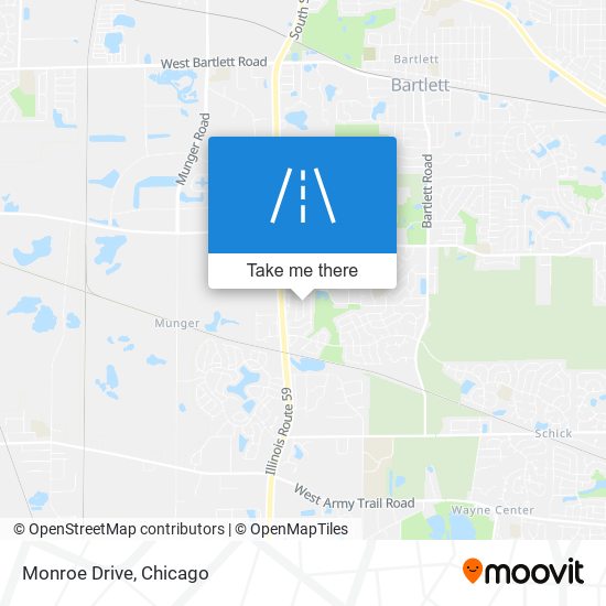 Monroe Drive map