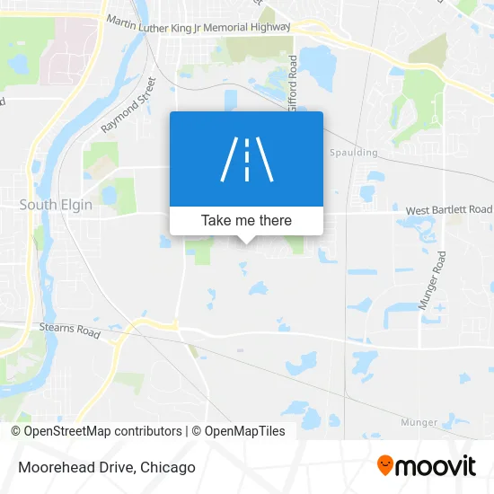 Moorehead Drive map