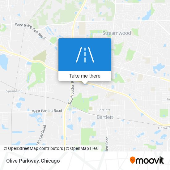 Olive Parkway map
