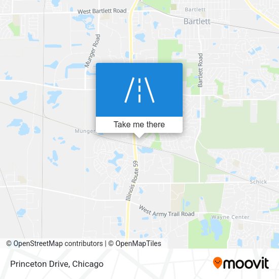 Mapa de Princeton Drive