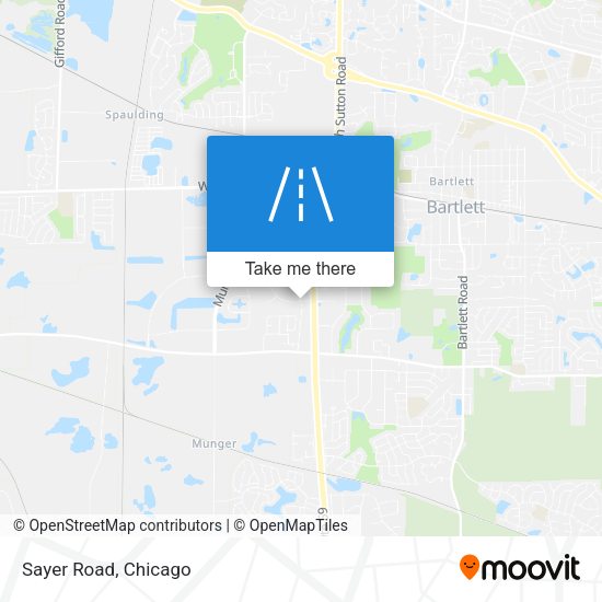 Mapa de Sayer Road